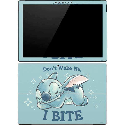 Disney Lilo and Stitch Dont Wake Me I Bite Surface Pro 4 Skin